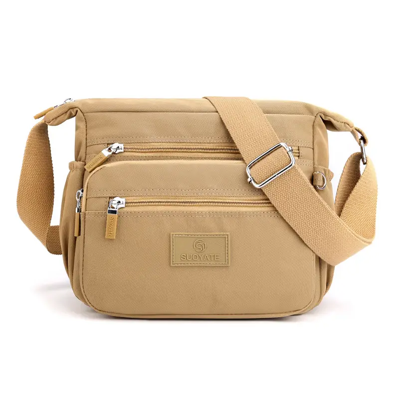 Pink Nylon Shoulder Bag for Women European American Cross-Border - Image 2