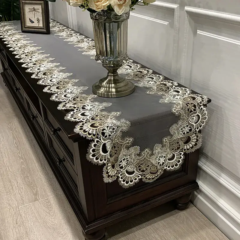 Cross-Border Korean Lace Tablecloth for Coffee Table - Image 13