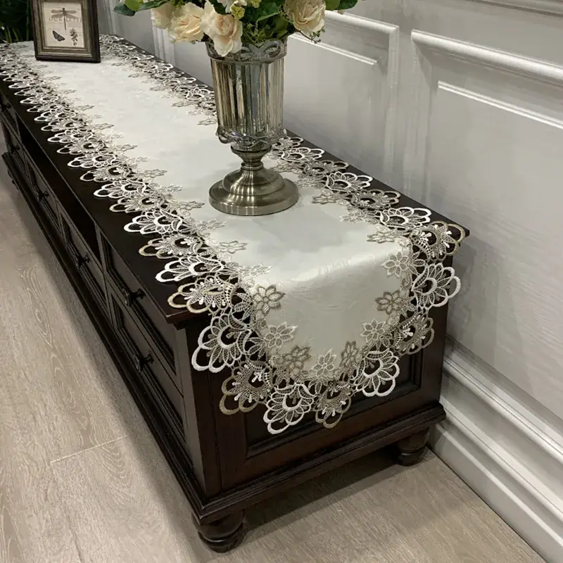 Cross-Border Korean Lace Tablecloth for Coffee Table - Image 14