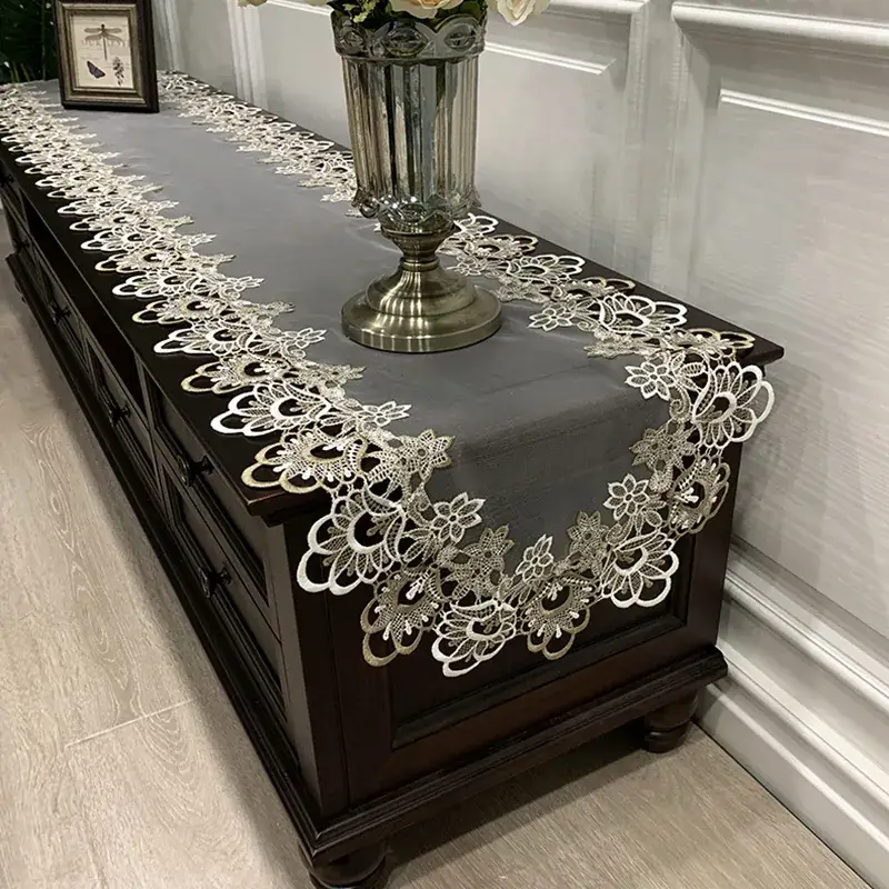 Cross-Border Korean Lace Tablecloth for Coffee Table - Image 16