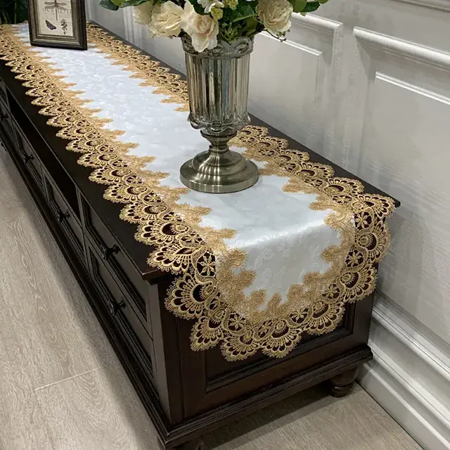 Cross-Border Korean Lace Tablecloth for Coffee Table - Image 10
