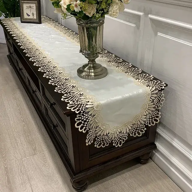 Cross-Border Korean Lace Tablecloth for Coffee Table - Image 12