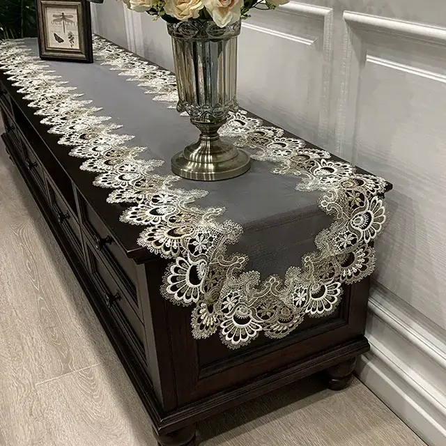 Cross-Border Korean Lace Tablecloth for Coffee Table - Image 2