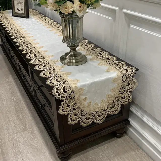 Cross-Border Korean Lace Tablecloth for Coffee Table - Image 8