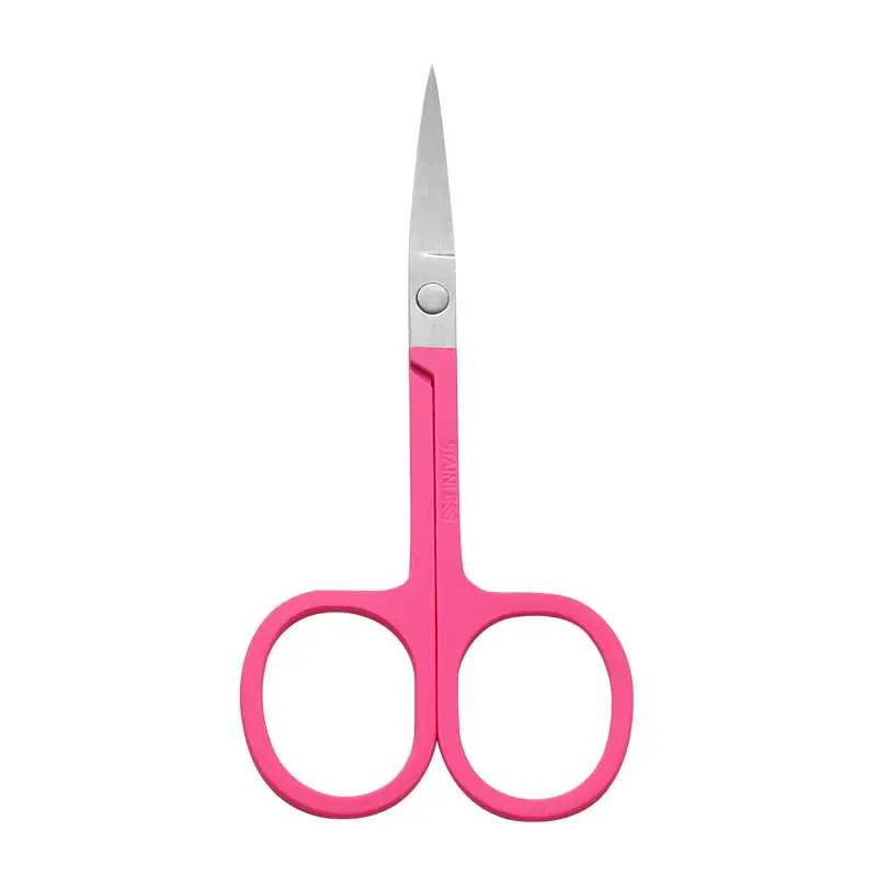 Rose Gold Eyebrow Trimmer Scissors 3cm High - Image 4