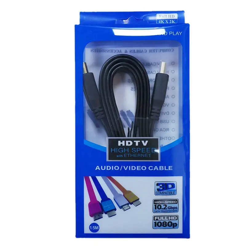 1.5m HDMI 2.0 Flat Cable for 1080P Monitor