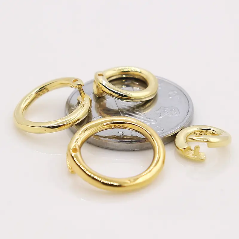 S925 Sterling Silver Half-Closed Open Ring Jewelry Set - Image 3