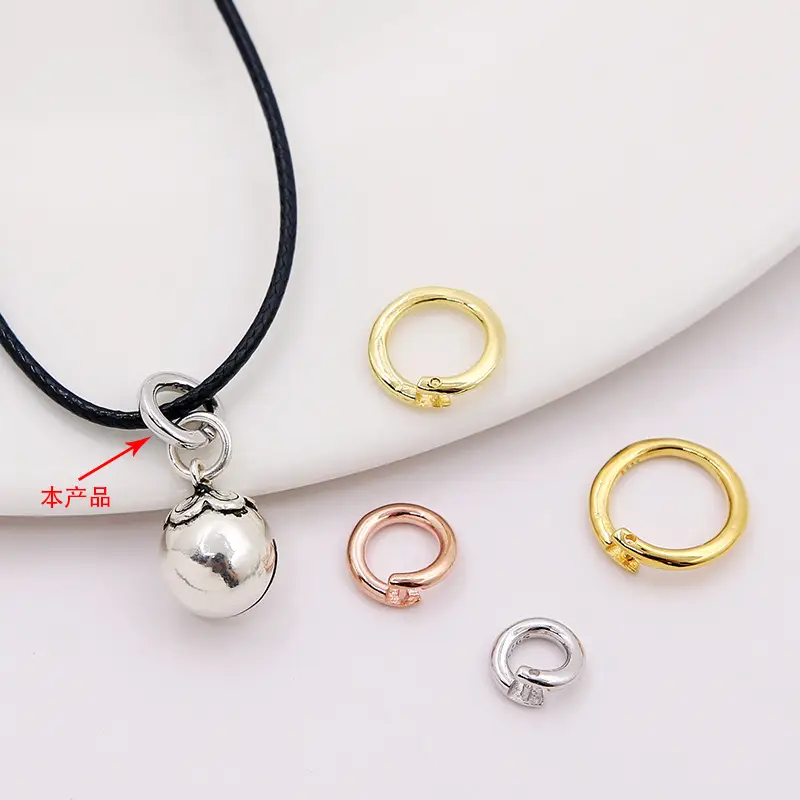 S925 Sterling Silver Half-Closed Open Ring Jewelry Set - Image 4
