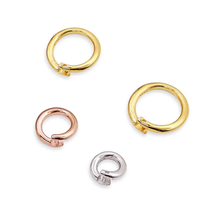 S925 Sterling Silver Half-Closed Open Ring Jewelry Set - Image 5