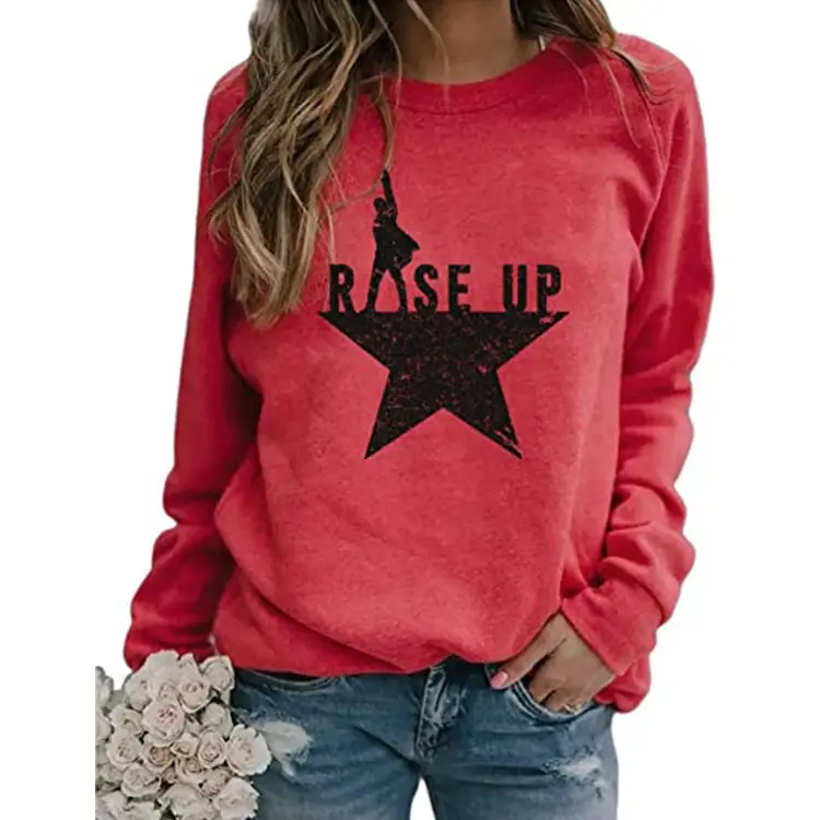 Women Printed Casual Sweater Blue Dutton Ranch - Image 6