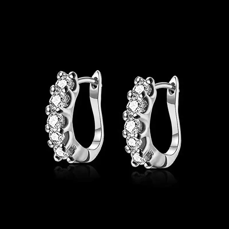 Cute Zircon Earrings for Women Gold Plated — feature 3