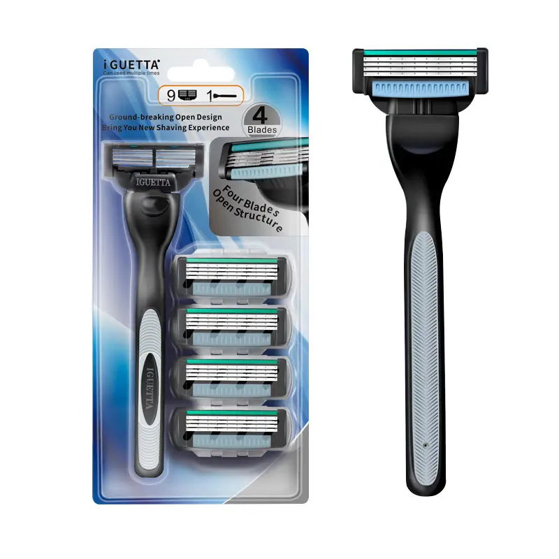 RZR IGUETTA 4-Layer Men's Razor Blades Easy Rinse - Image 5