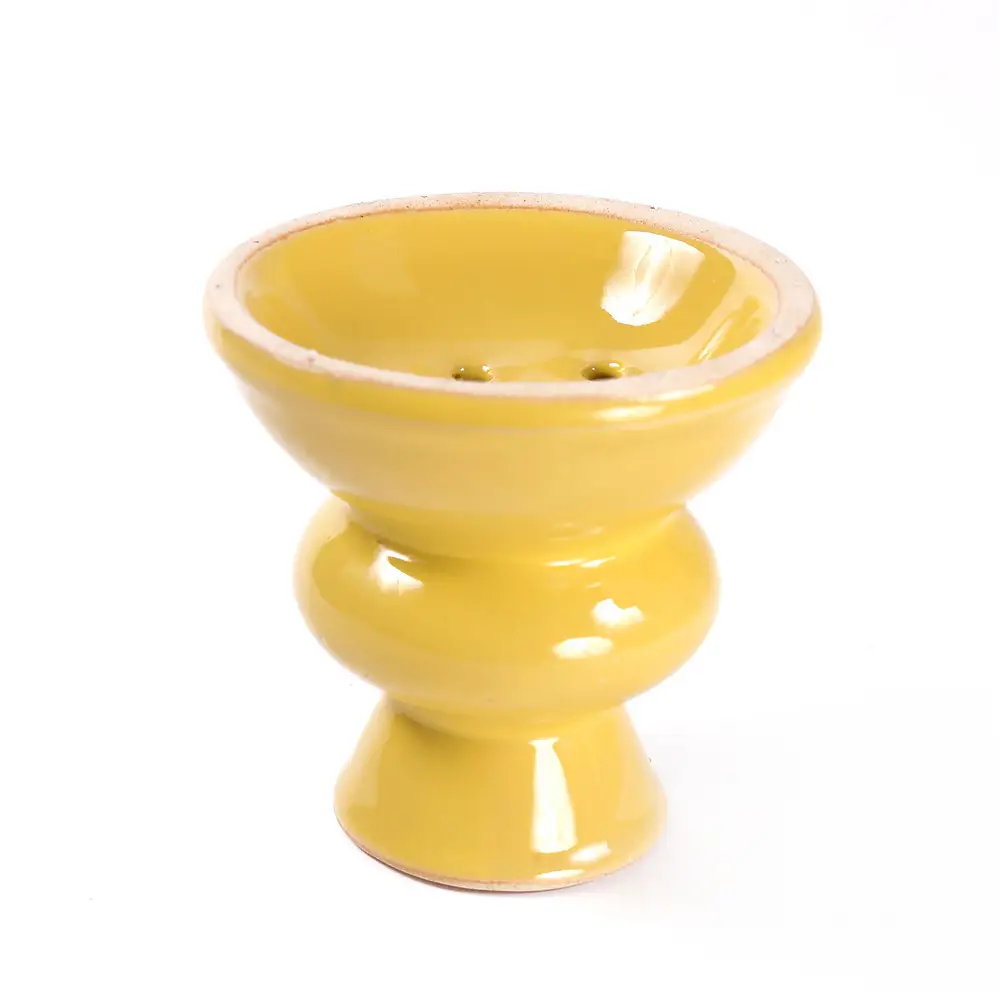 Yellow Arabic Hookah Bowl Complete Set - Image 9