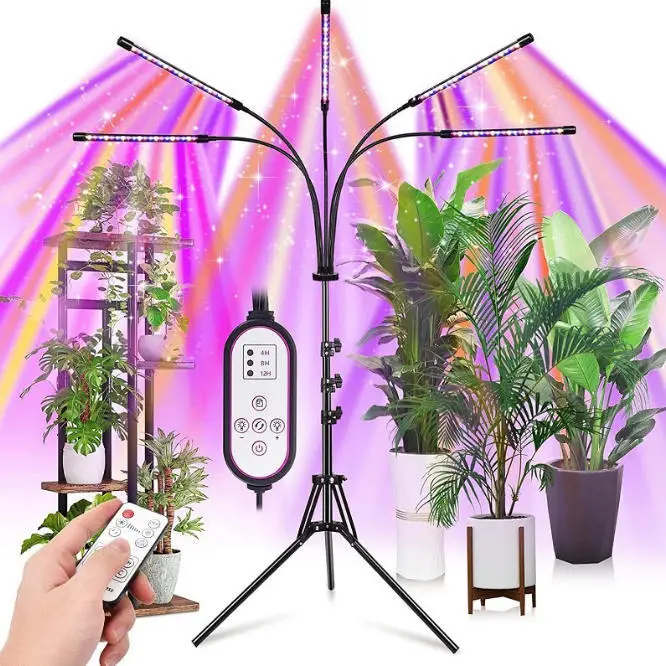 USB Floor Plant Light with Timer & Remote Control - Image 9