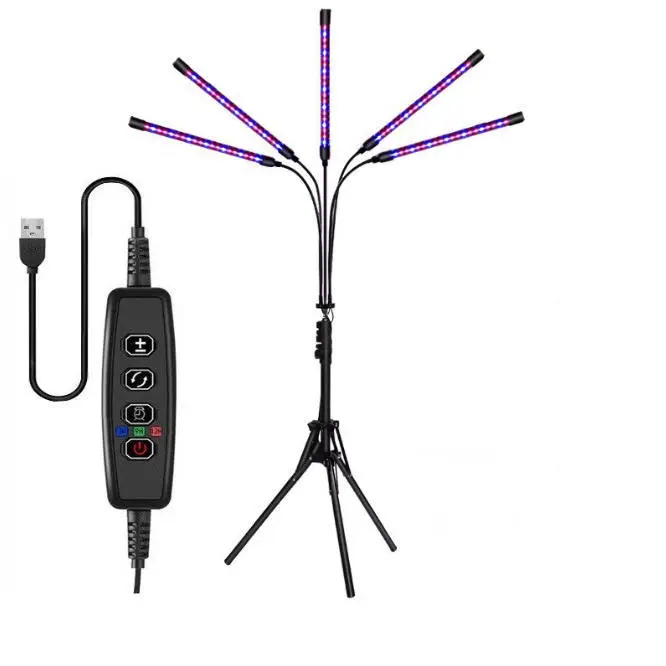 USB Floor Plant Light with Timer & Remote Control - Image 8