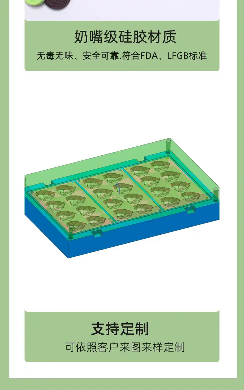Silicone Muffin Mold 12 Hole Round Cake Tray — feature 11