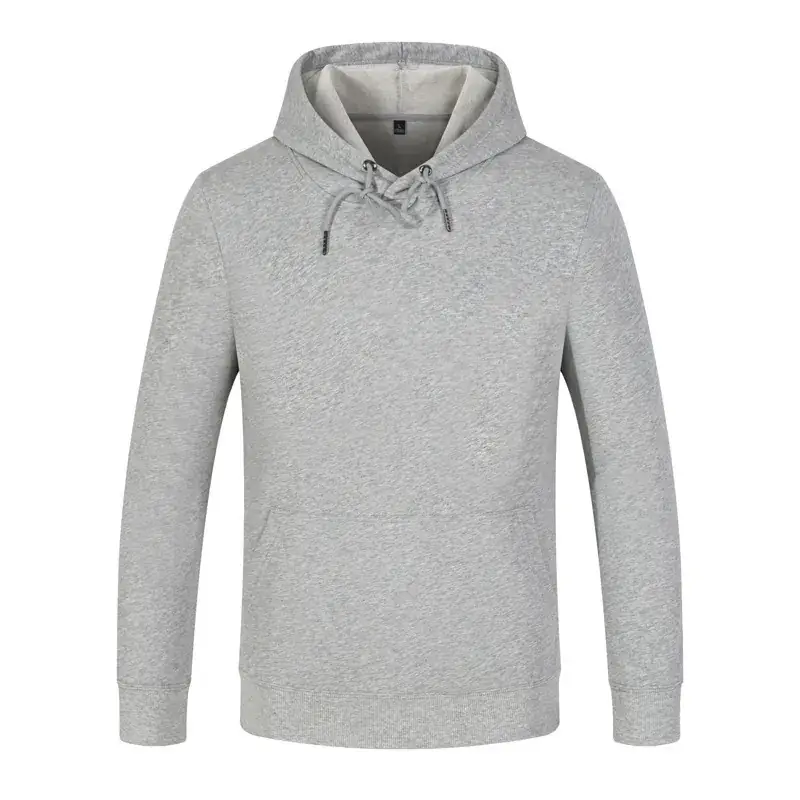Pink Long Sleeve Hooded Sweatshirt for Men - Image 3