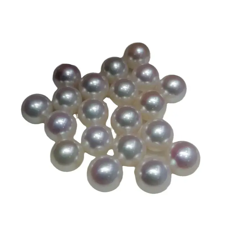6A Akoya Pearl Mirror Light 5-9mm Round - Image 5