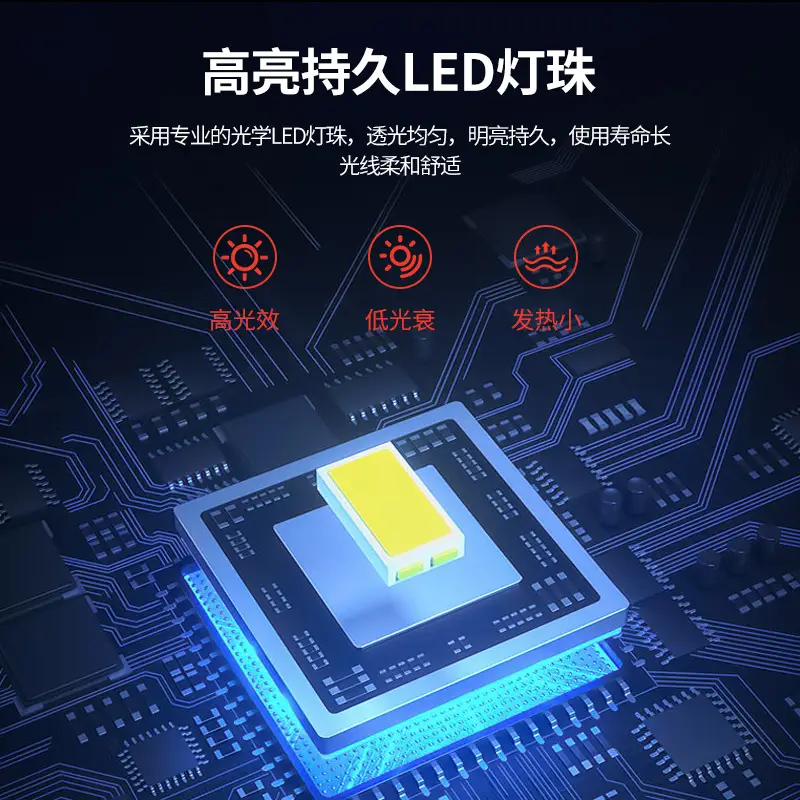 3W E27 Bulb White 50mm LED Light