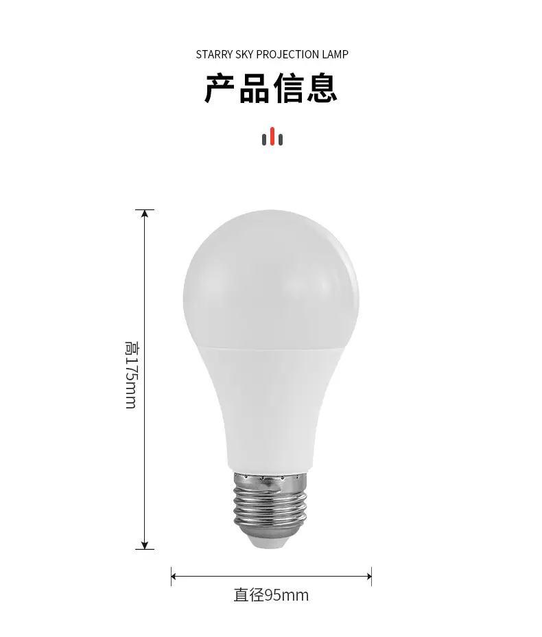 3W E27 Bulb White 50mm LED Light — feature 18