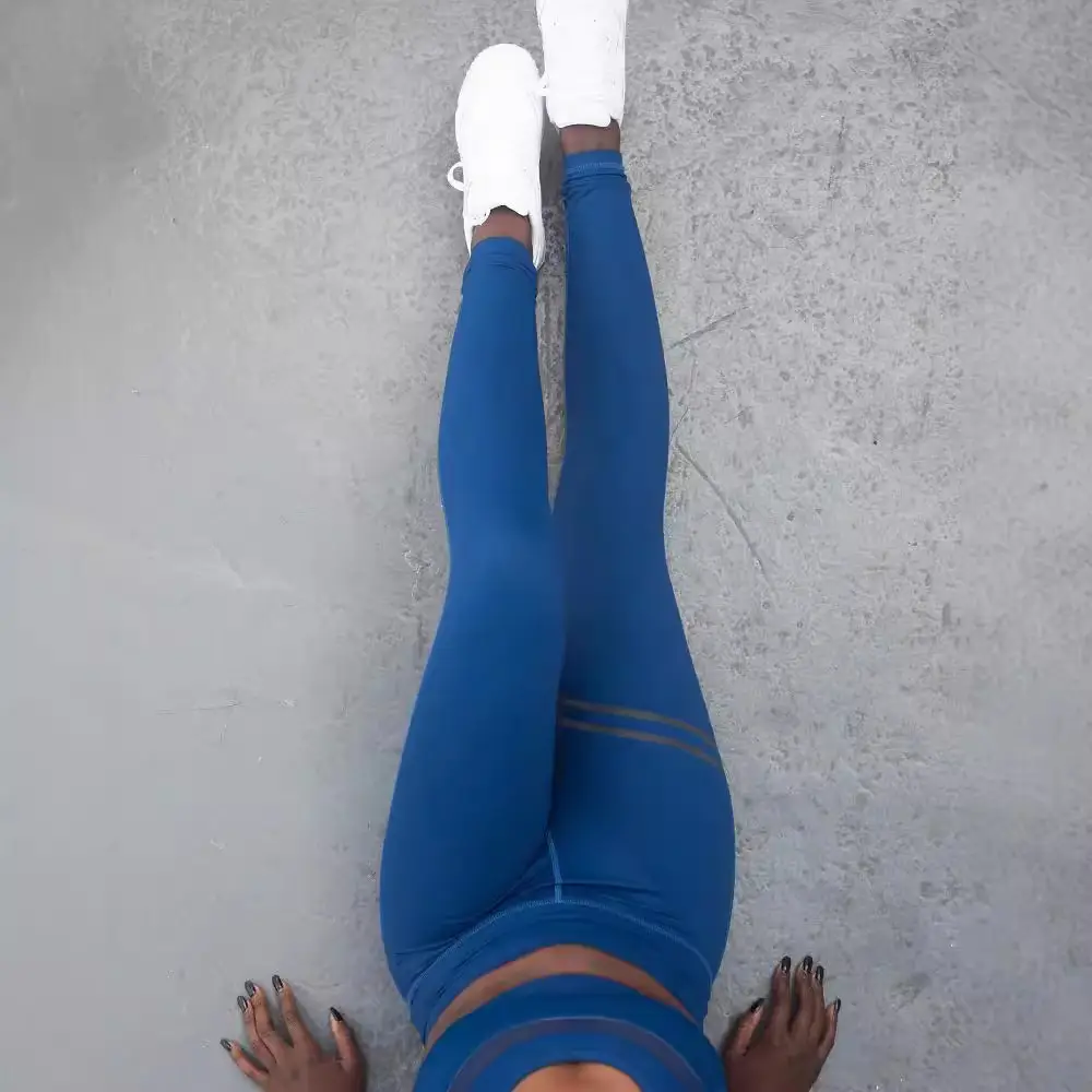 2020 Green High Waist Yoga Pants Tight Sports Leggings - Image 7