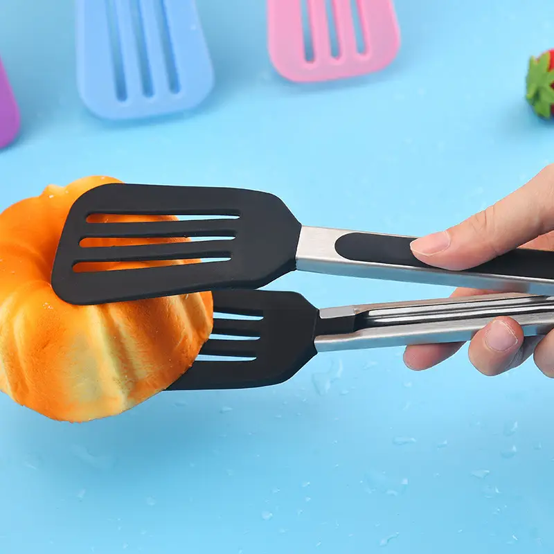 Purple Silicone Food Clip for Steak & Bread - Image 9