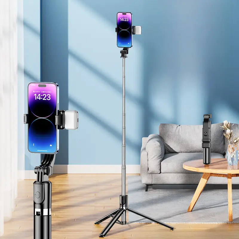 Selfie Stick Tripod for Mobile Phone Live Streaming Photography - Image 16