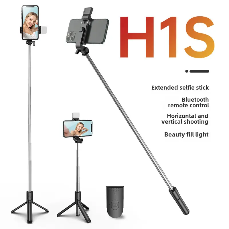 Selfie Stick Tripod for Mobile Phone Live Streaming Photography - Image 4