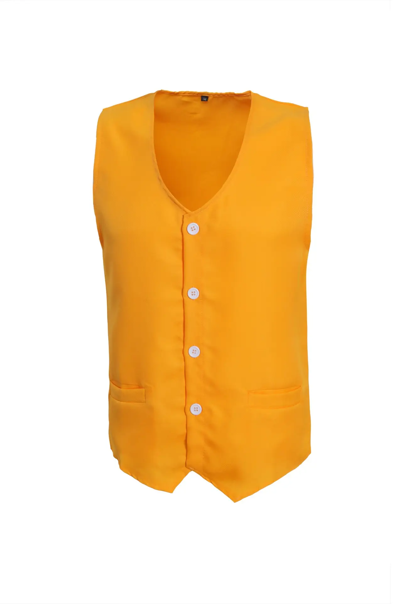 Men's White Button Front Vest Casual Wear - Image 5