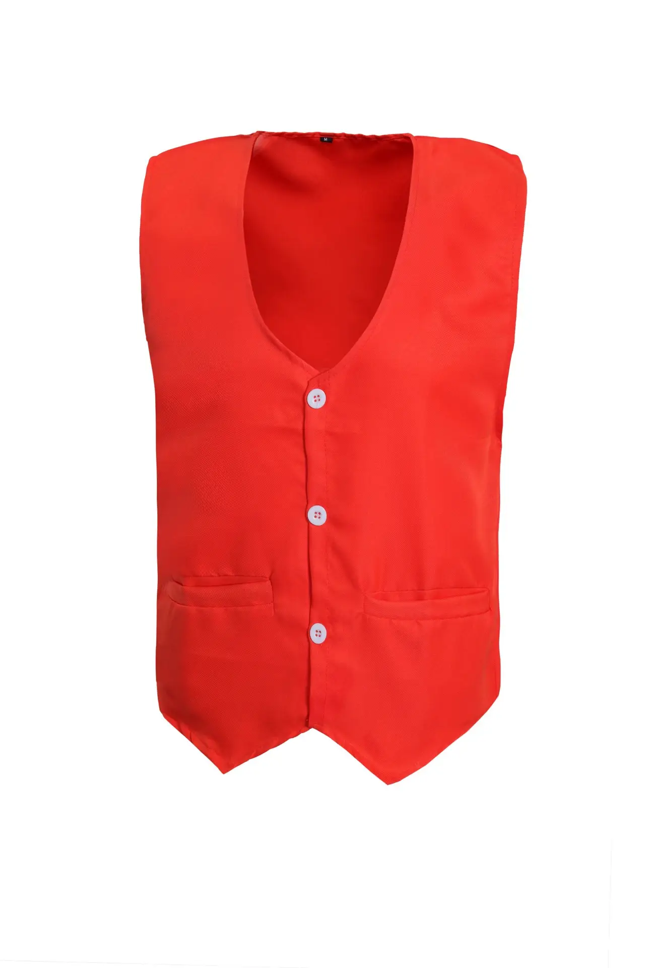 Men's White Button Front Vest Casual Wear - Image 6