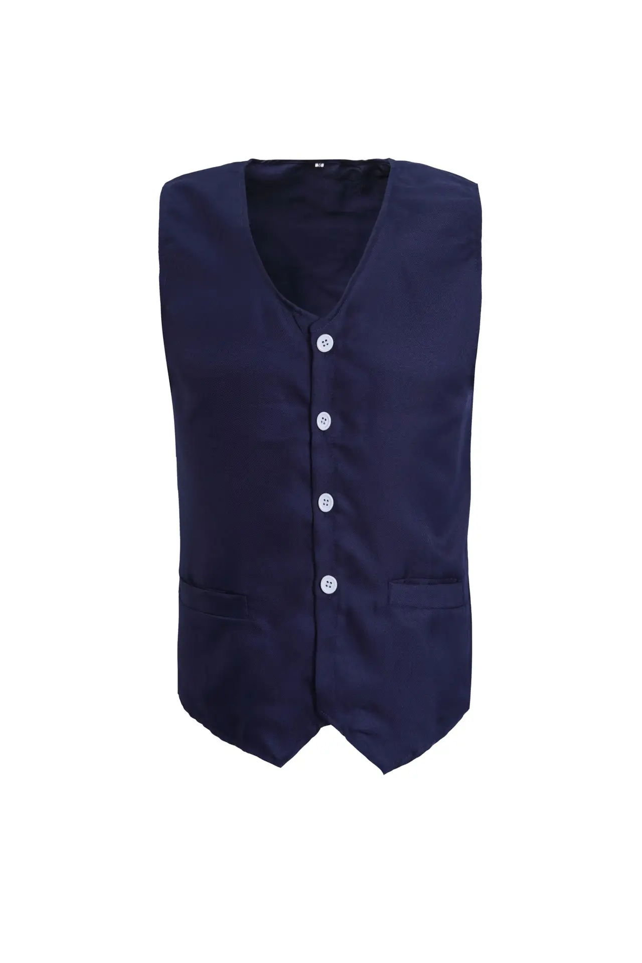 Men's White Button Front Vest Casual Wear - Image 7