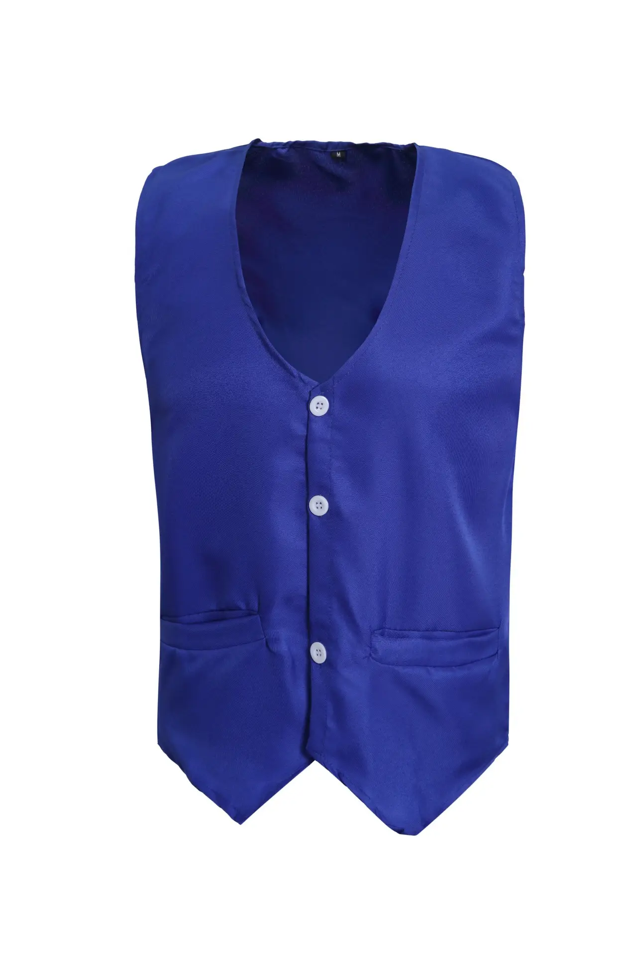 Men's White Button Front Vest Casual Wear - Image 8