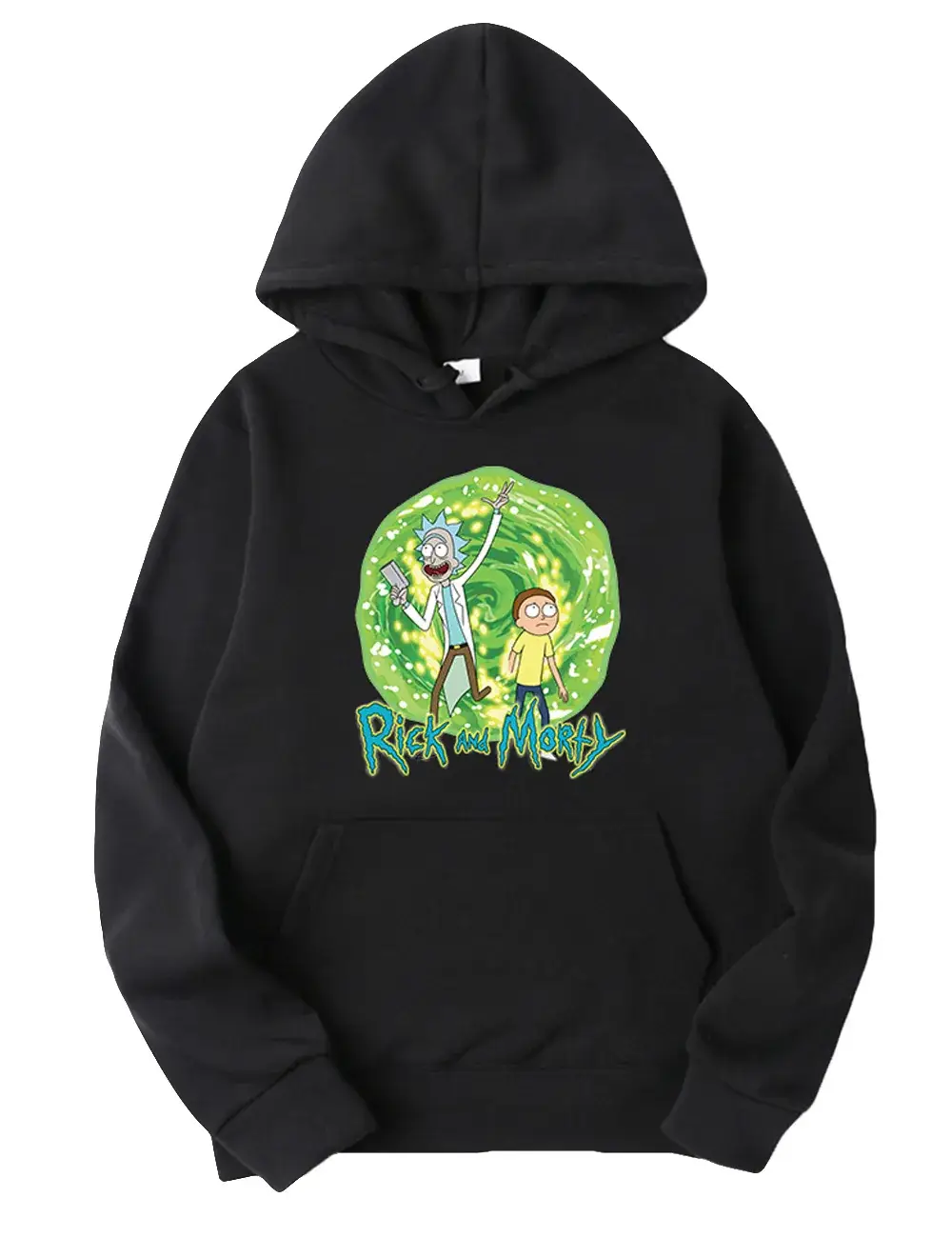 Rick and Morty Hooded Sweatshirt White Men - Image 10