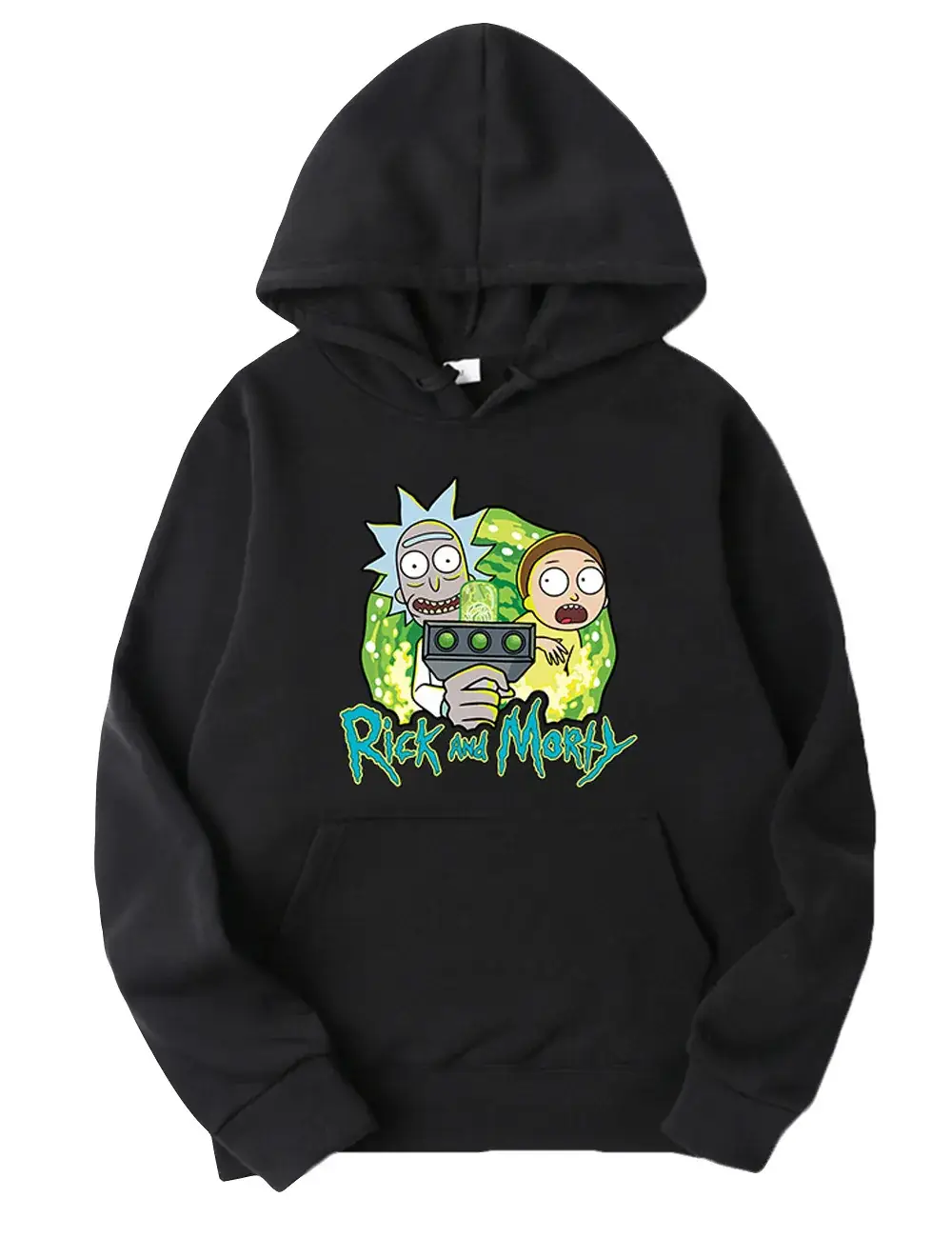Rick and Morty Hooded Sweatshirt White Men - Image 2