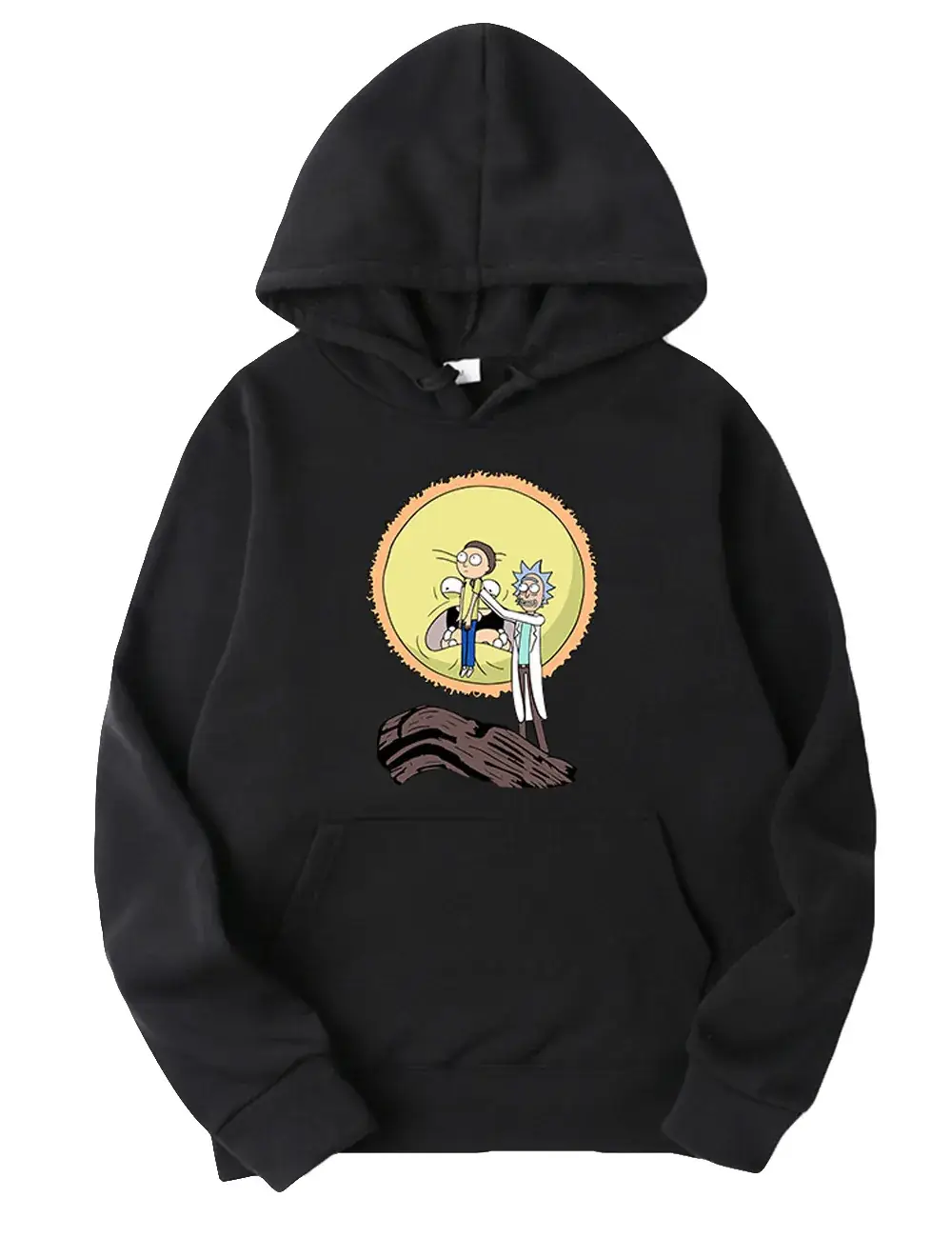Rick and Morty Hooded Sweatshirt White Men - Image 14