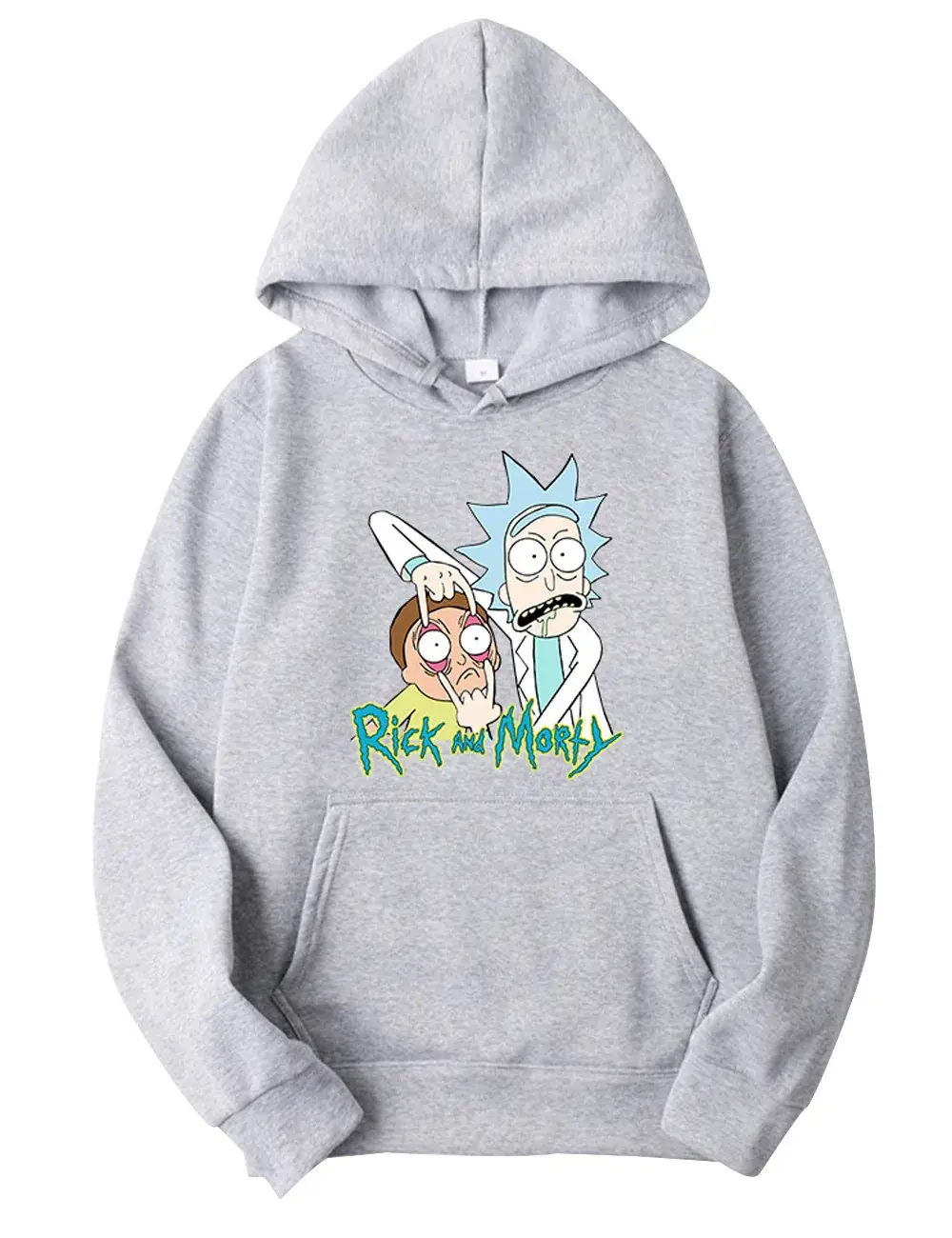 Rick and Morty Hooded Sweatshirt White Men - Image 8
