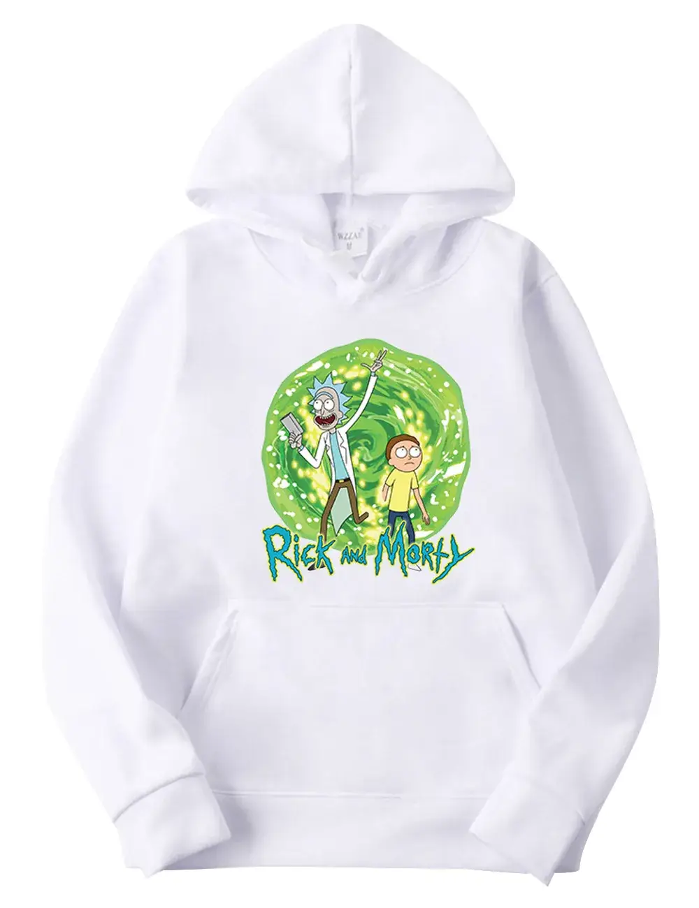 Rick and Morty Hooded Sweatshirt White Men - Image 11