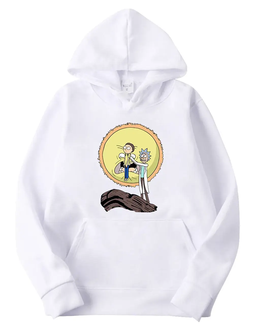 Rick and Morty Hooded Sweatshirt White Men - Image 15