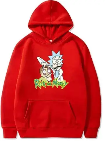 Rick and Morty Hooded Sweatshirt White Men - Image 17