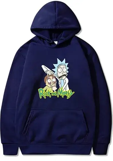 Rick and Morty Hooded Sweatshirt White Men - Image 18