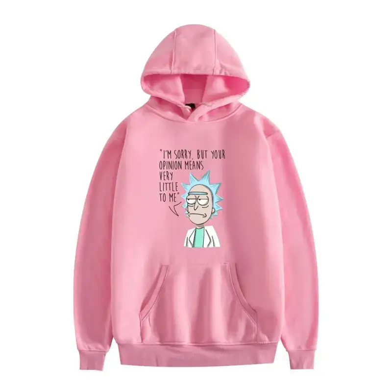 Rick and Morty Hooded Sweatshirt White Men - Image 22