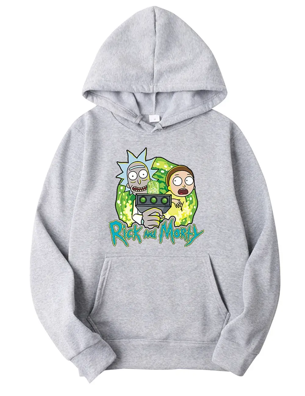 Rick and Morty Hooded Sweatshirt White Men - Image 4