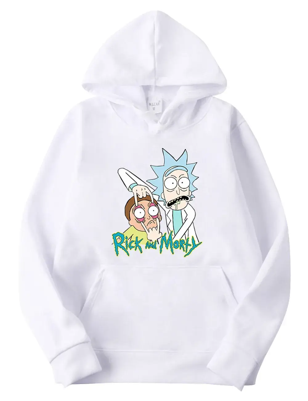 Rick and Morty Hooded Sweatshirt White Men - Image 7