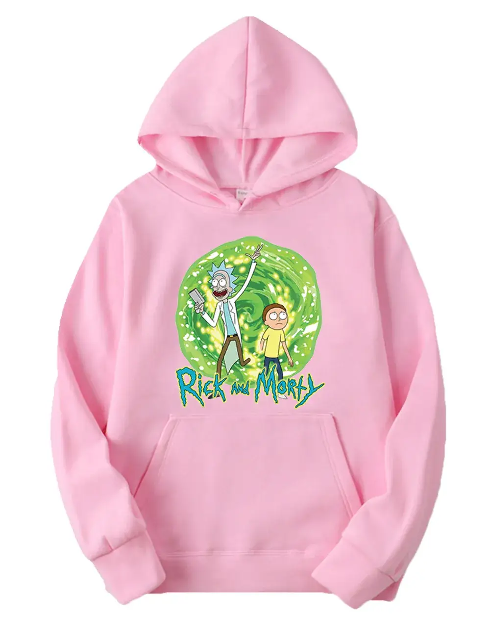 Rick and Morty Hooded Sweatshirt White Men - Image 9