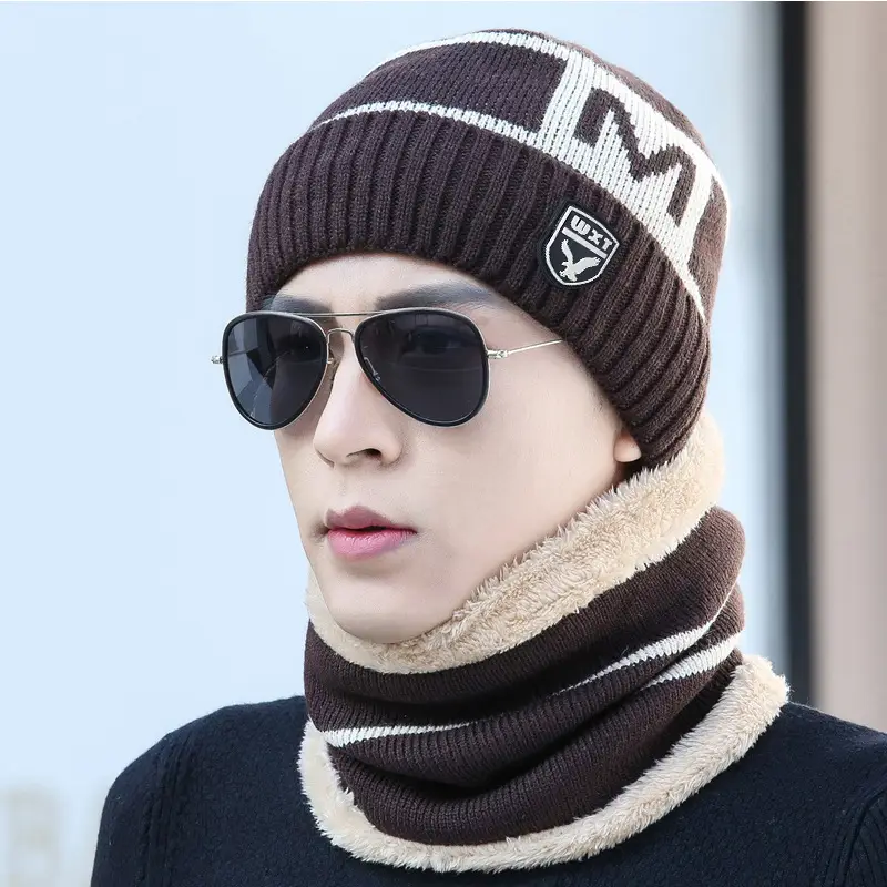 Men's Winter Warm Wool Beanie with Fleece Lining - Image 8