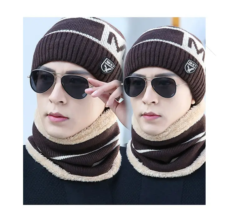 Men's Winter Warm Wool Beanie with Fleece Lining — feature 13