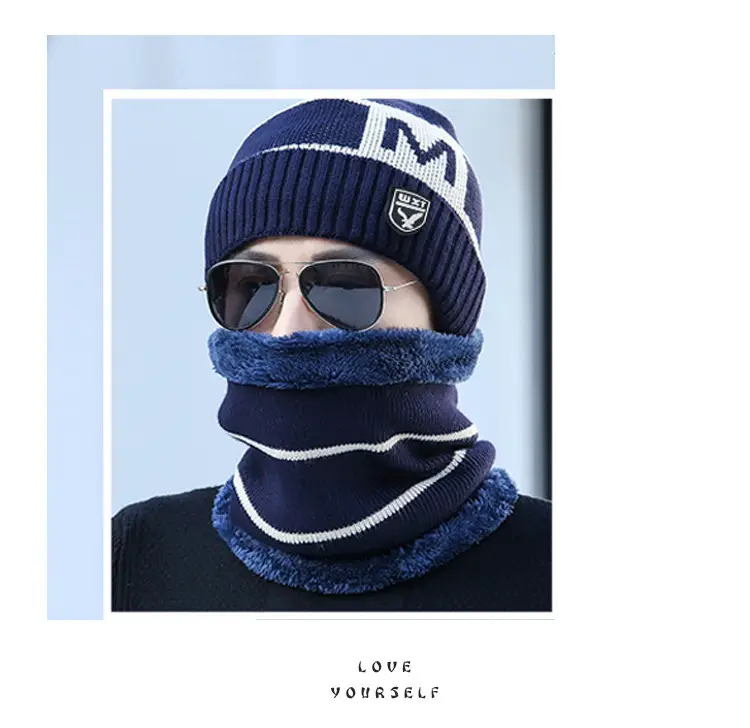 Men's Winter Warm Wool Beanie with Fleece Lining — feature 9