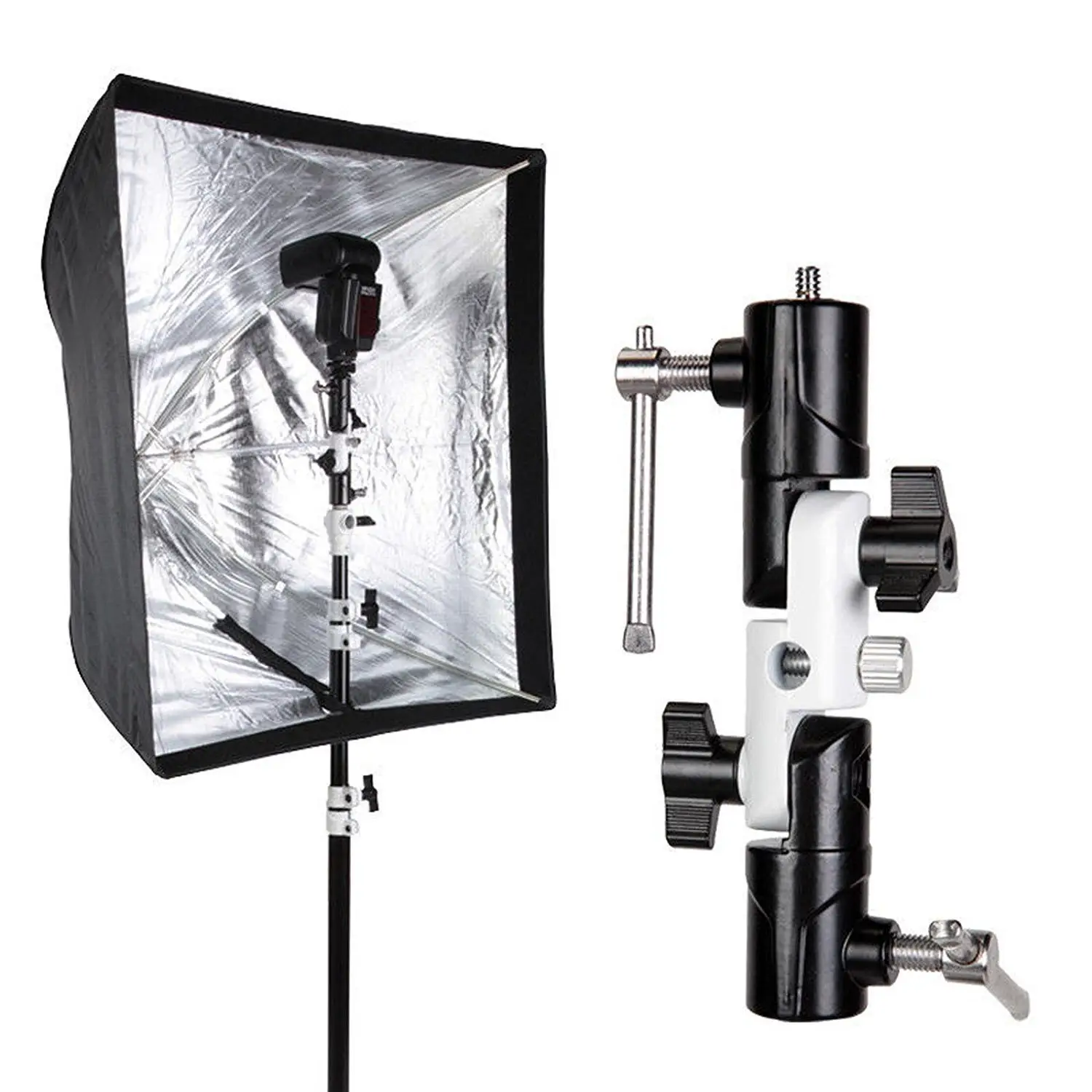 Tripod Camera Dither Umbrella H Bracket 3-Section Lamp Holder — feature 14
