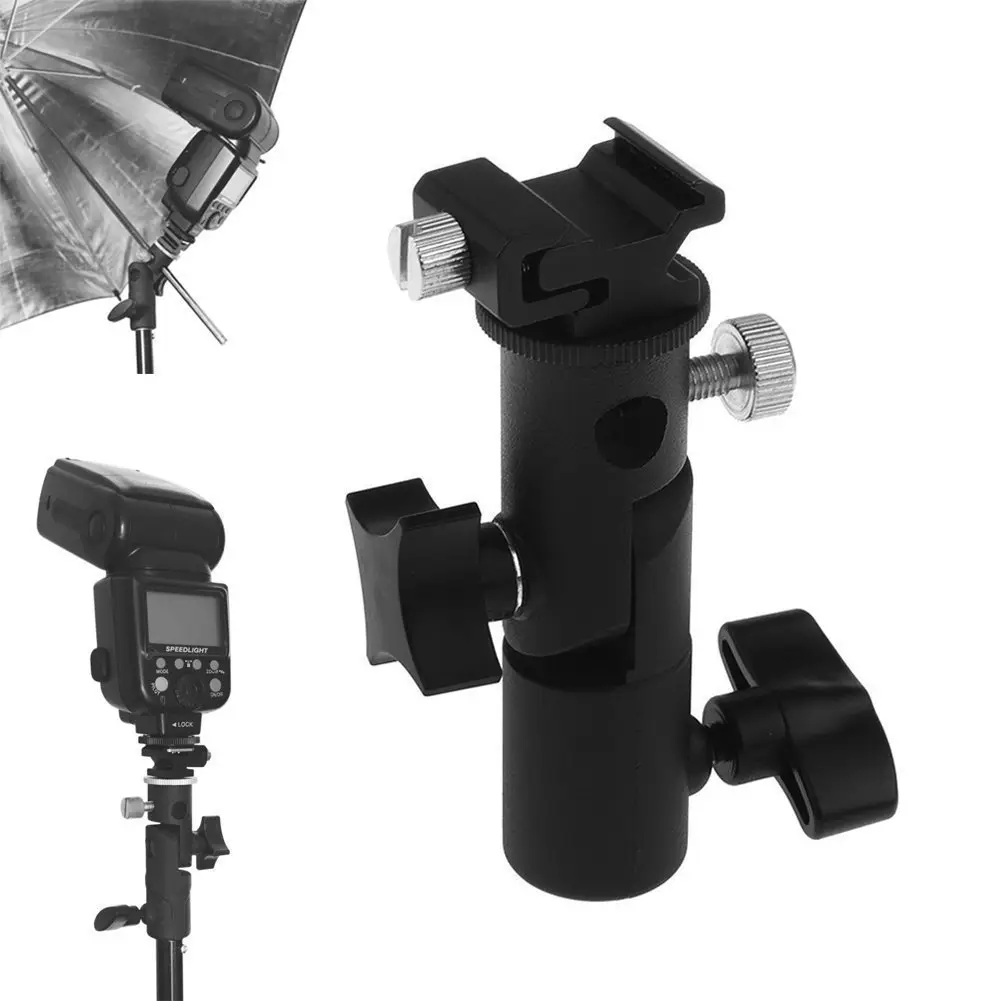 Tripod Camera Dither Umbrella H Bracket 3-Section Lamp Holder — feature 17