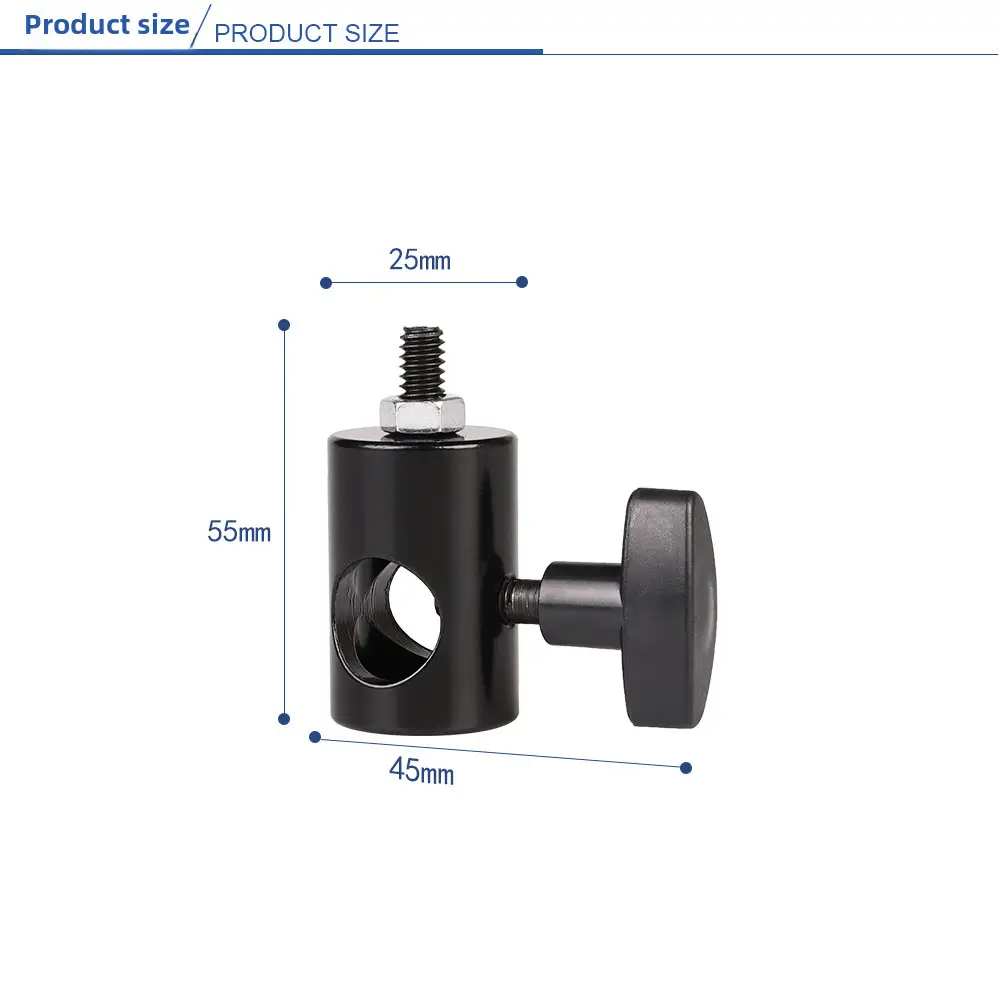 Tripod Camera Dither Umbrella H Bracket 3-Section Lamp Holder - Image 9
